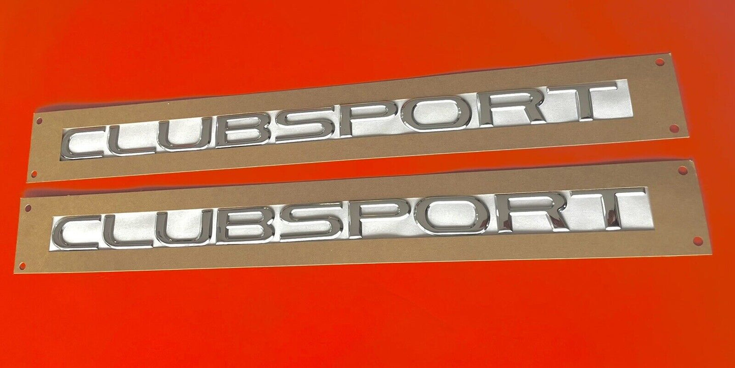 HSV VE VF Clubsport Chrome Badge X 3 Combo FOR VE VF CLUBSPORT