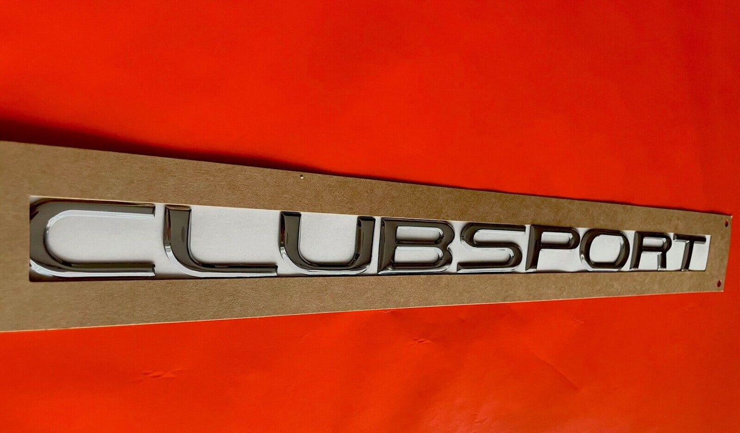 HSV VE VF Clubsport Chrome Badge FOR VE VF CLUBSPORT