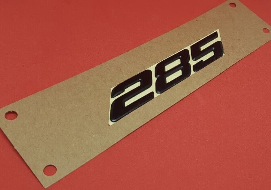 285 KW Badge Matt Black HSV VY MALOO CLUBSPORT GTS SENATOR Mods.