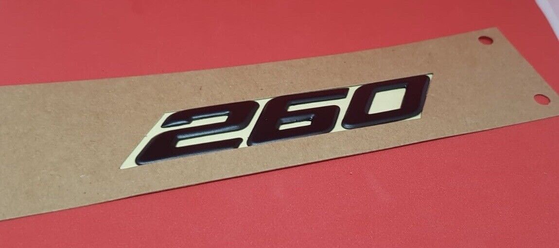 260 KW Badge Matt Black HSV VY MALOO CLUBSPORT GTS SENATOR Mods.