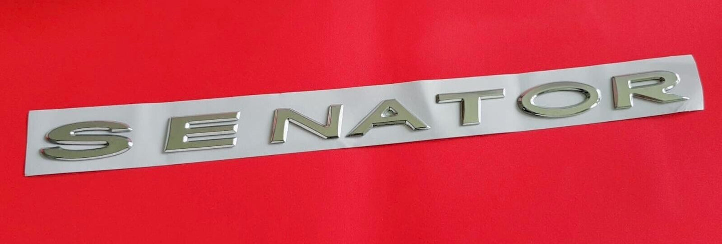 3 X VY VZ Chrome Senator Badge for side skirts/boot badge VY VZ HSV.