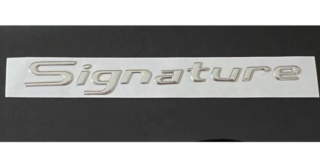 Chrome Senator Badge VE VF HSV set combo and Signature Boot badge Chrome..