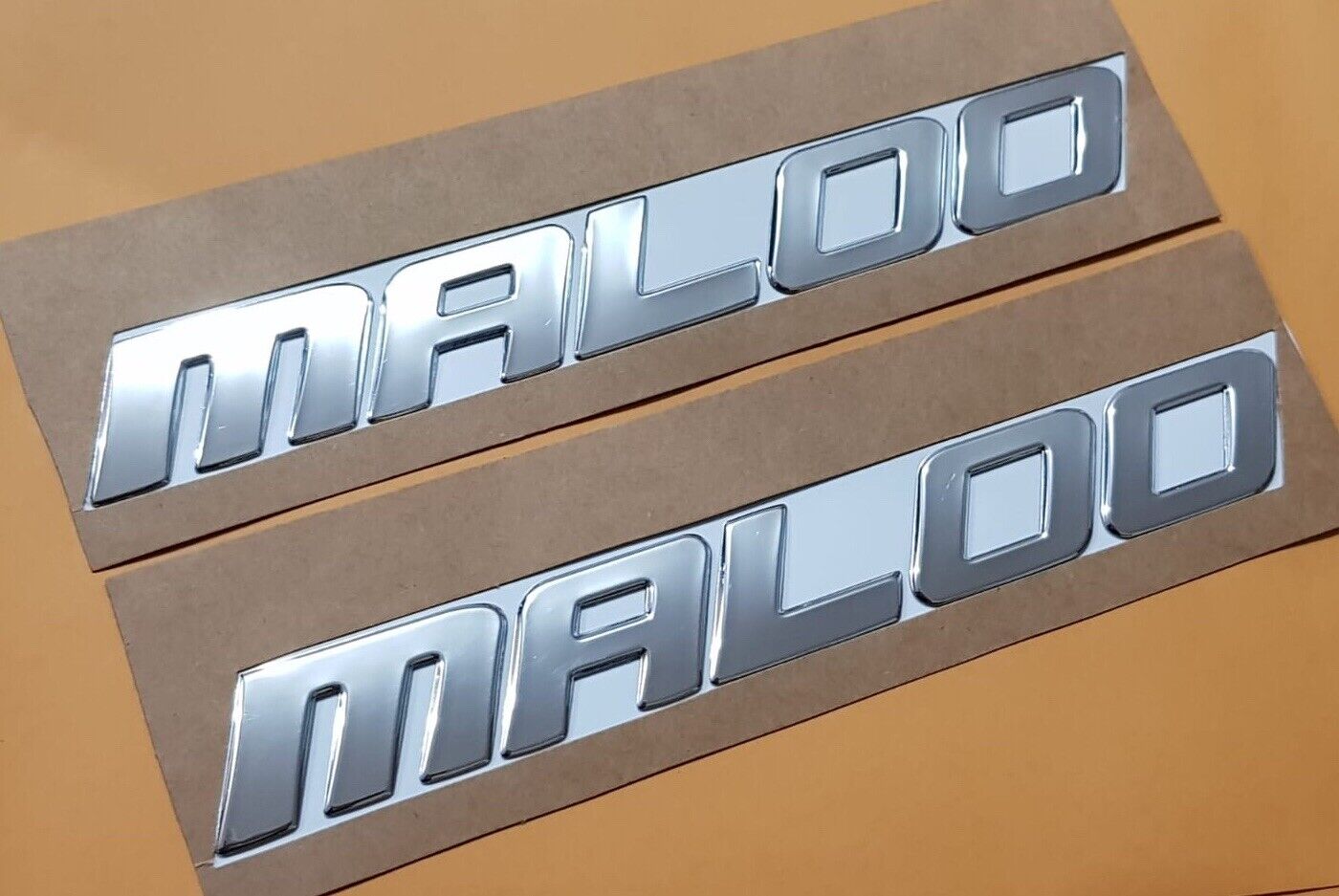 Maloo VY VZ Chrome Badge HSV Maloo Chrome..