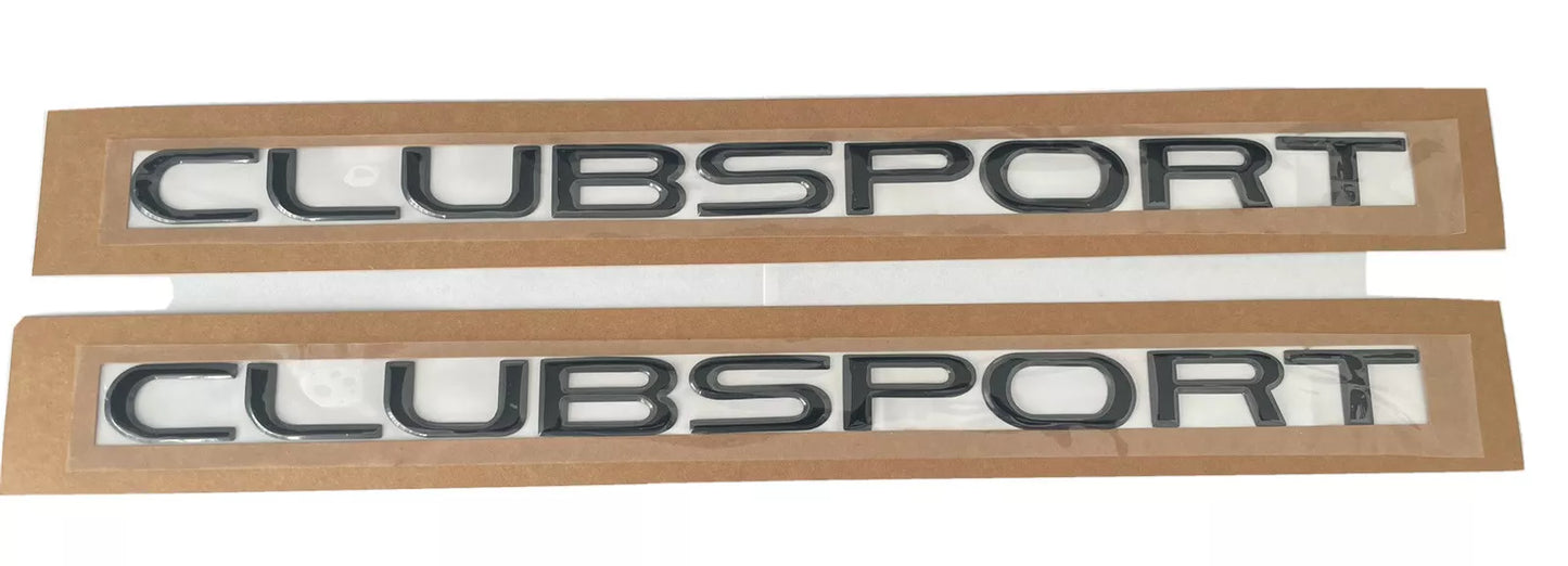 HSV VF VE Clubsport side skirt/boot Gloss Black badges for VE VF commodore X3
