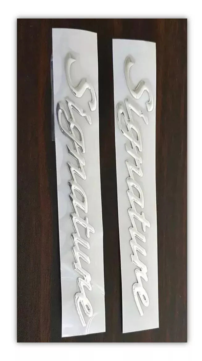 HSV signature pillar bdges VY VT VX commodore chrome stick -on badge..
