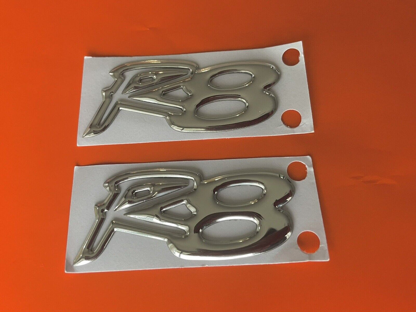 HSV VT VU VX Clubsport  R8 chrome badge X 2 for Maloo Senator Grange Clubsport