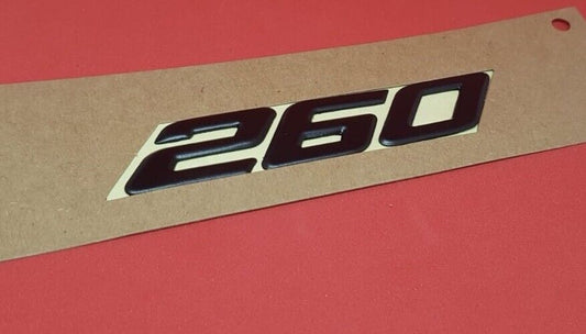 260 KW  Badge Matt Black HSV VY MALOO CLUBSPORT GTS SENATOR Mods.