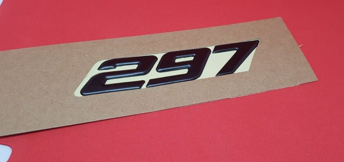 297 KW  Badge Matt Black HSV VY MALOO CLUBSPORT GTS SENATOR Mods.