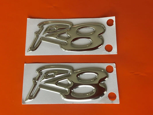 HSV VT VU VX Clubsport  R8 chrome badge X 2 for Maloo Senator Grange Clubsport