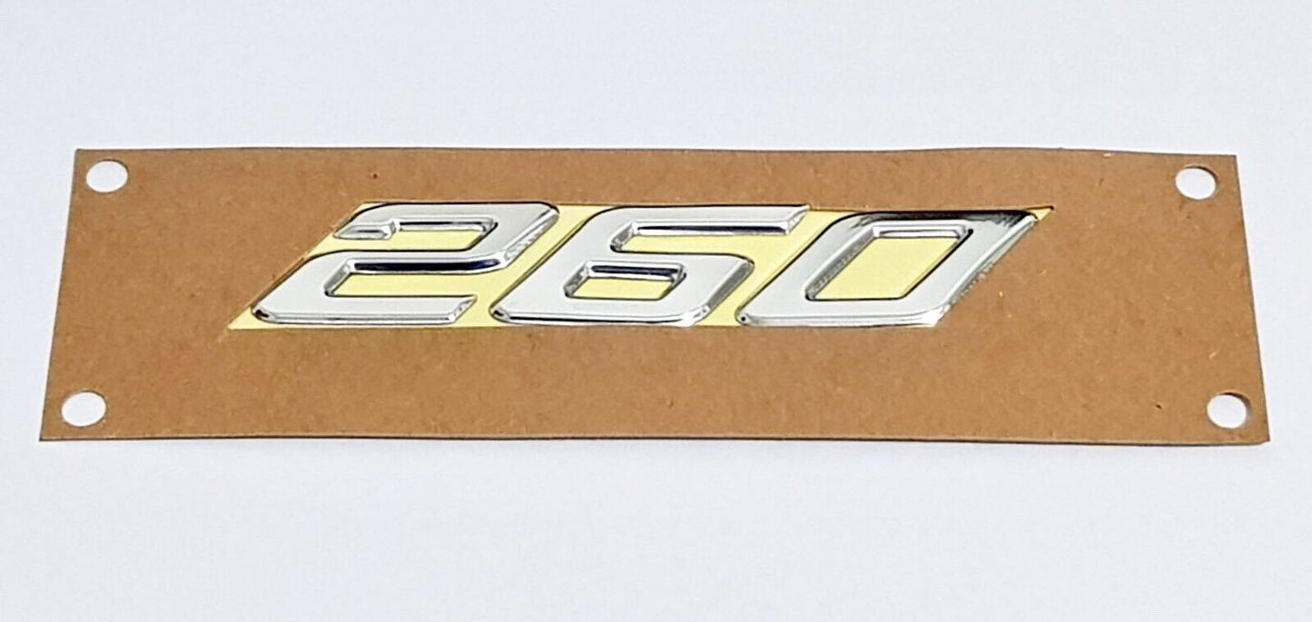 260 Chrome Badge HSV VY MALOO CLUBSPORT GTS SENATOR.