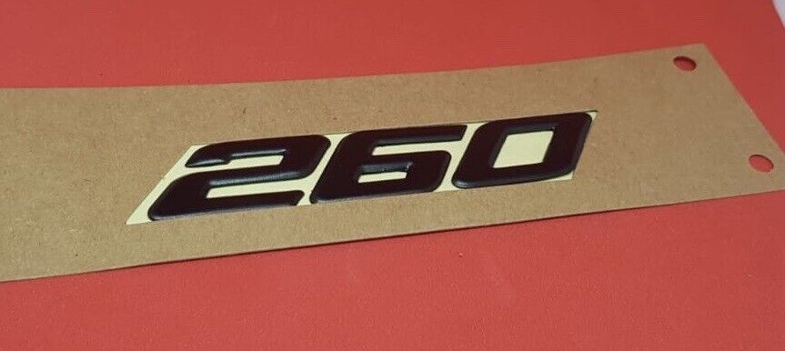 260 KW  Badge Matt Black HSV VY MALOO CLUBSPORT GTS SENATOR Mods.