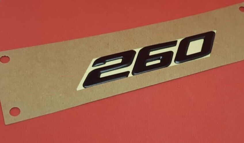 260 KW  Badge Matt Black HSV VY MALOO CLUBSPORT GTS SENATOR Mods.