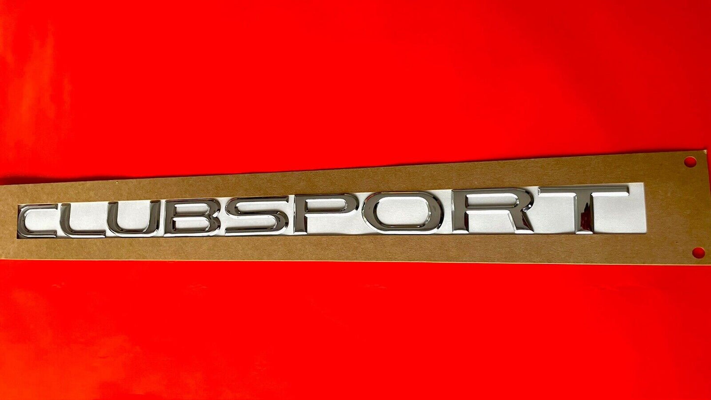HSV VE VF Clubsport Chrome Badge FOR VE VF CLUBSPORT