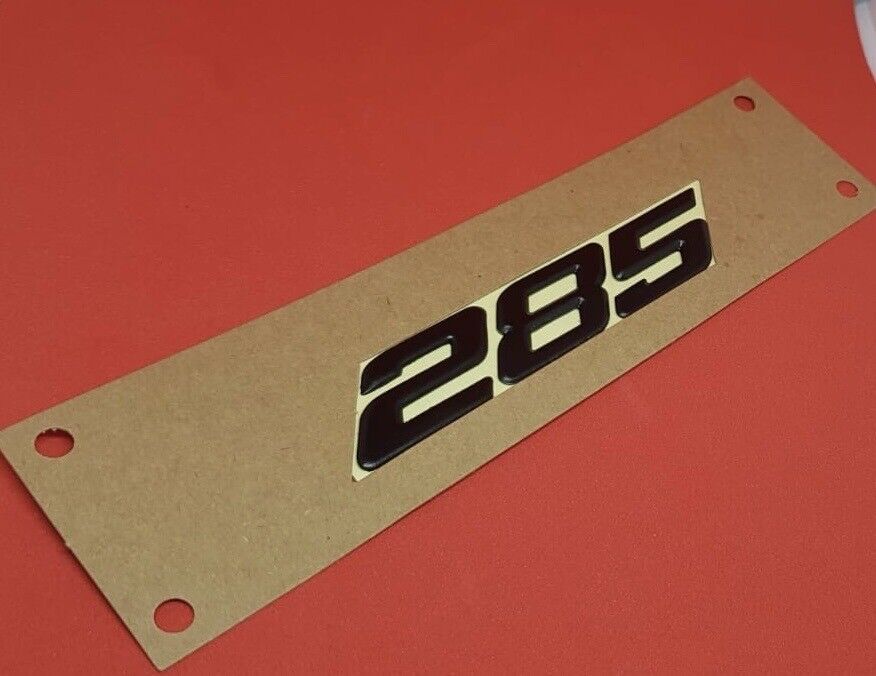 285 KW  Badge Matt Black HSV VY MALOO CLUBSPORT GTS SENATOR Mods.