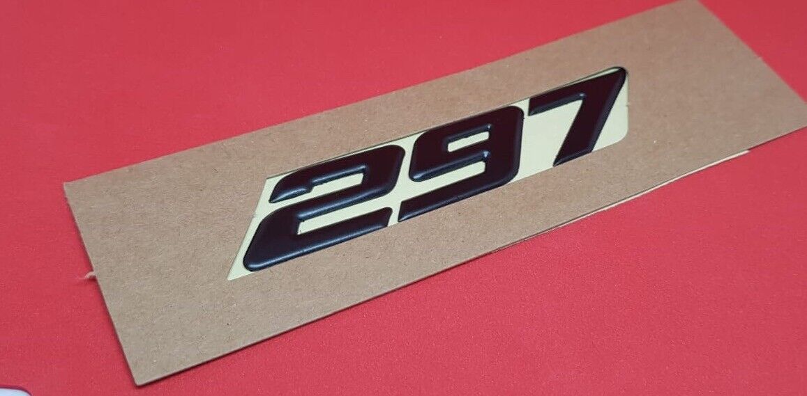 297 KW  Badge Matt Black HSV VY MALOO CLUBSPORT GTS SENATOR Mods.