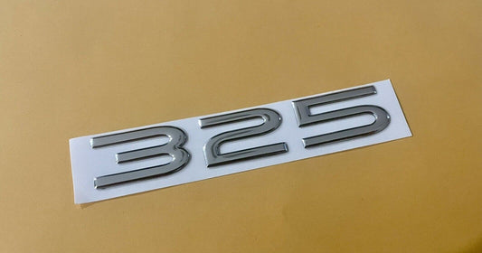 325 Chrome Script Badge  For HSV Clubsport Senator Grange Maloo