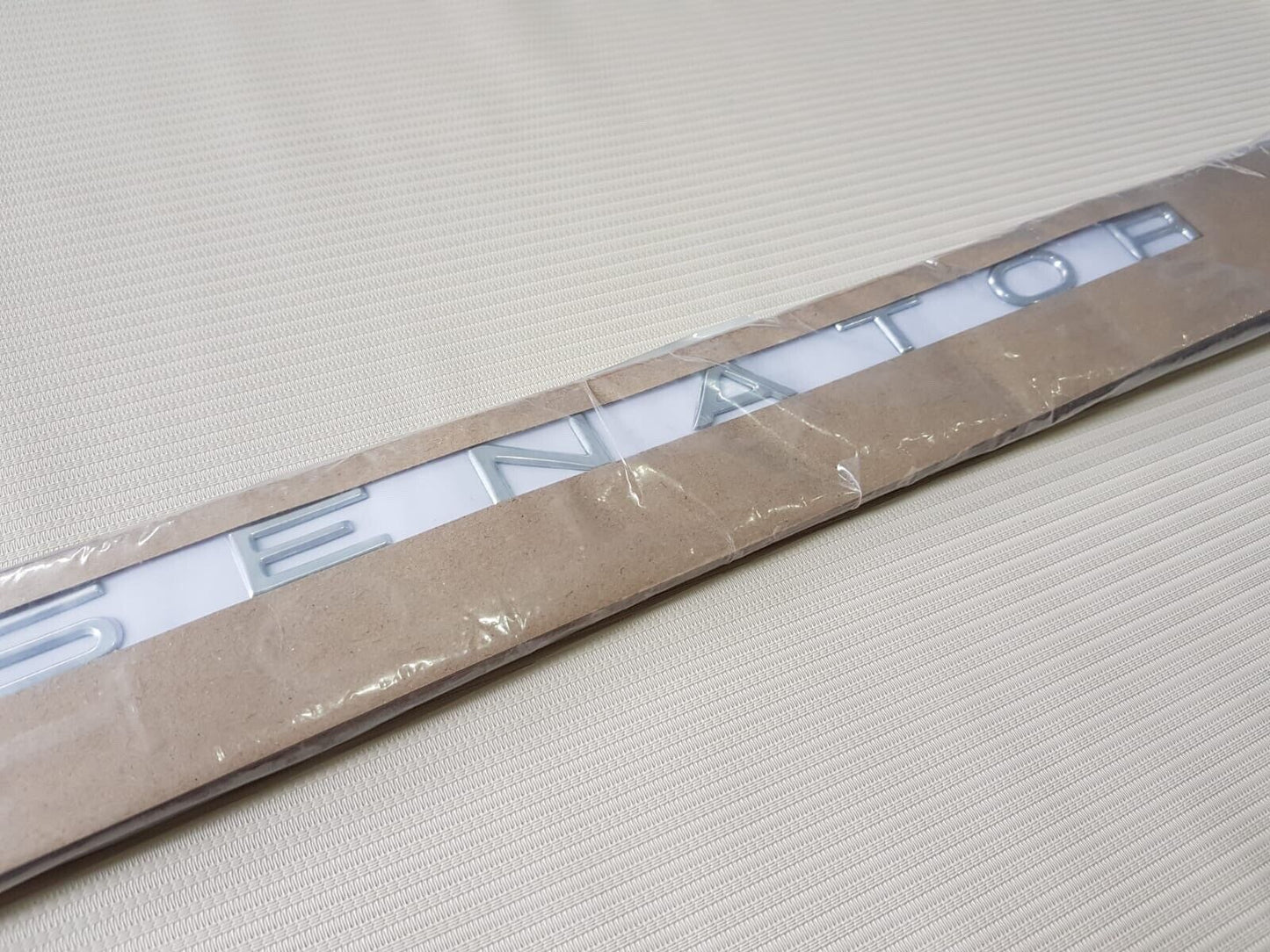 Chrome Senator Badge VE VF HSV set combo and Signature Boot badge Chrome..