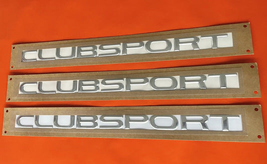 HSV VE VF Clubsport Chrome Badge X 3 Combo FOR VE VF CLUBSPORT