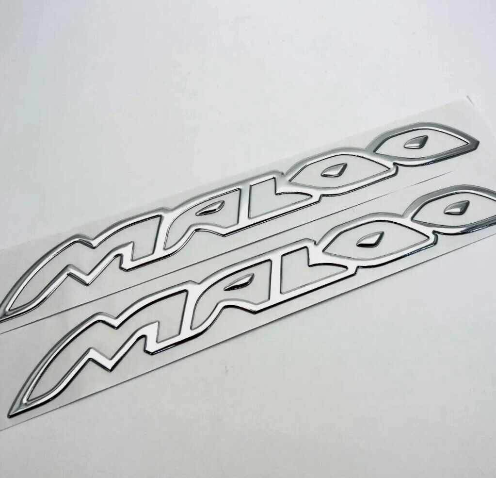 VF Maloo Decals  For HSV Maloo Ute  Decal X 2 Chrome