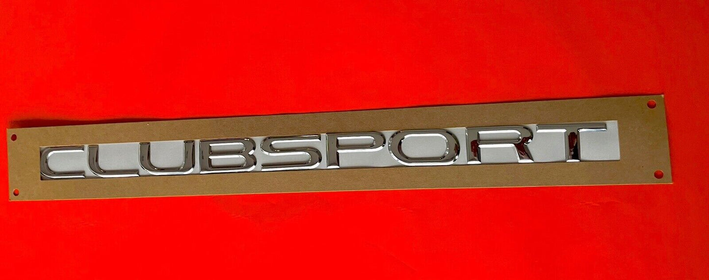 HSV VE VF Clubsport Chrome Badge FOR VE VF CLUBSPORT