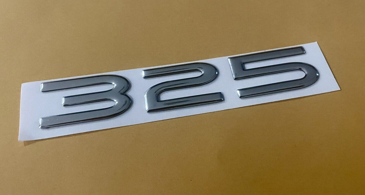 325 Chrome Script Badge  For HSV Clubsport Senator Grange Maloo