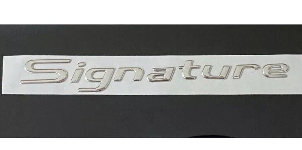 Chrome Senator Badge VE VF HSV set combo and Signature Boot badge Chrome