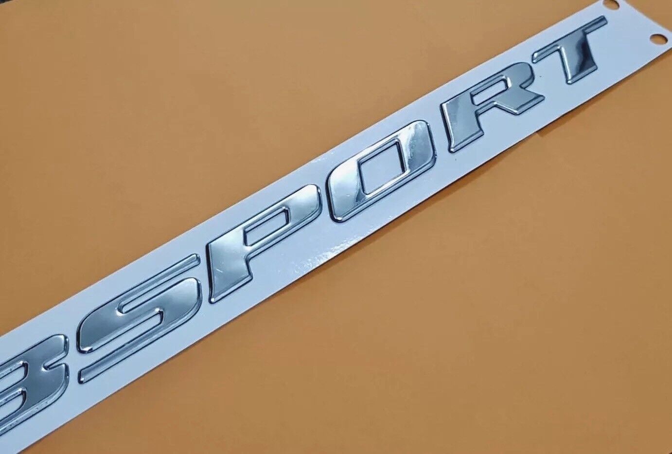 Chrome CLUBSPORT Script Badge For HSV VY VZ with Self Adhesive Back High Quality