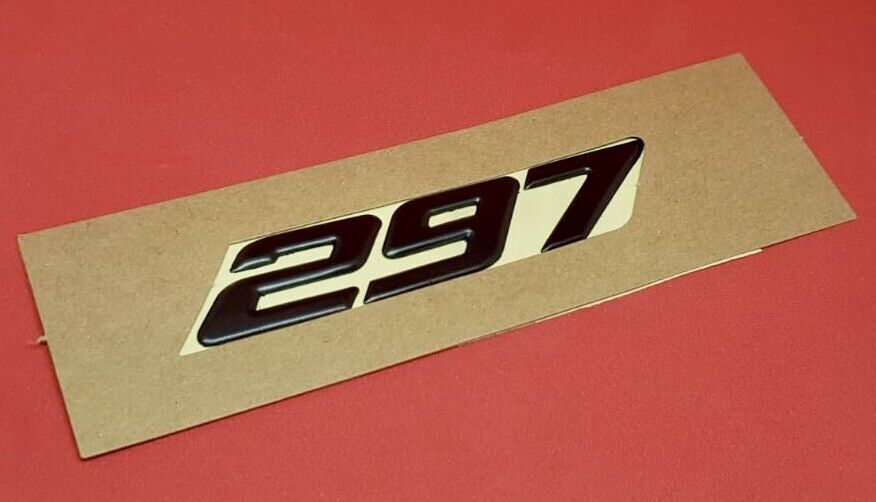 297 KW  Badge Matt Black HSV VY MALOO CLUBSPORT GTS SENATOR Mods.