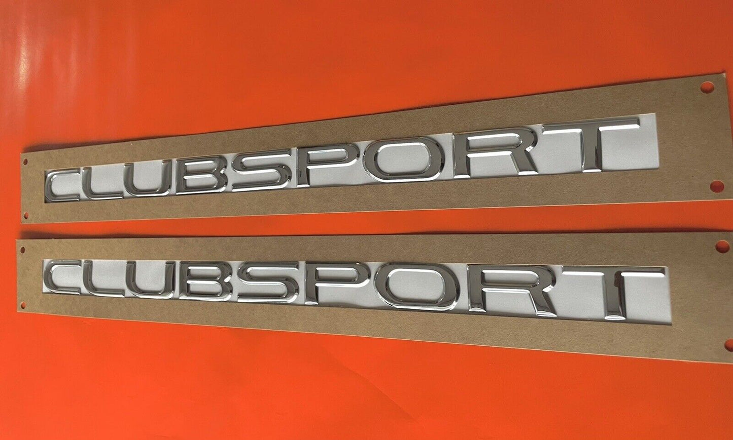 HSV VE VF Clubsport Chrome Badge X 3 Combo FOR VE VF CLUBSPORT