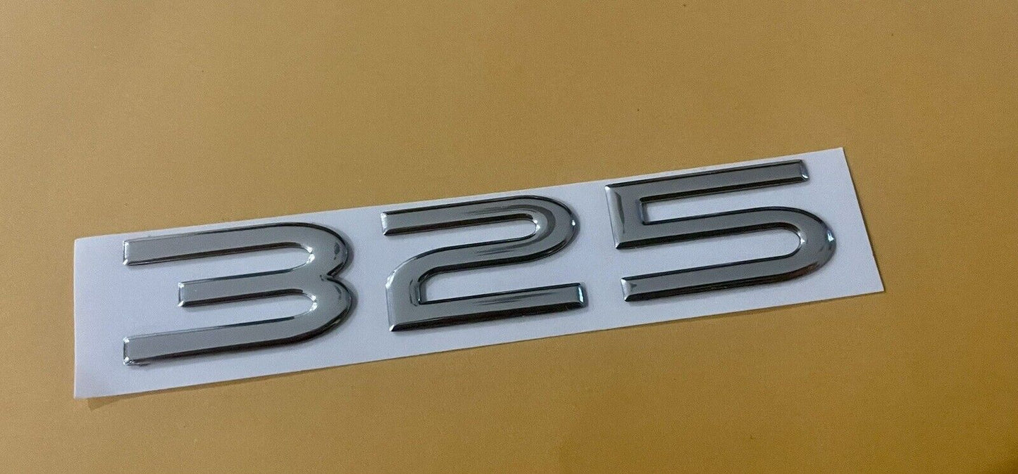 325 Chrome Script Badge  For HSV Clubsport Senator Grange Maloo