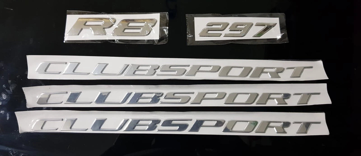 HSV VY clubsport side skirt commodore badge R8&297 &clubsport badge side skirts