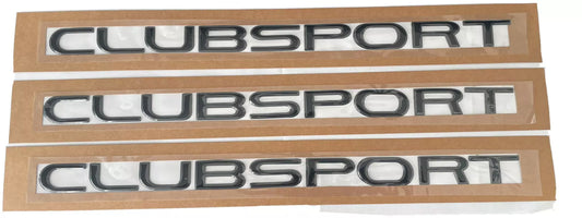 HSV VF VE Clubsport side skirt/boot Gloss Black badges for VE VF commodore X3