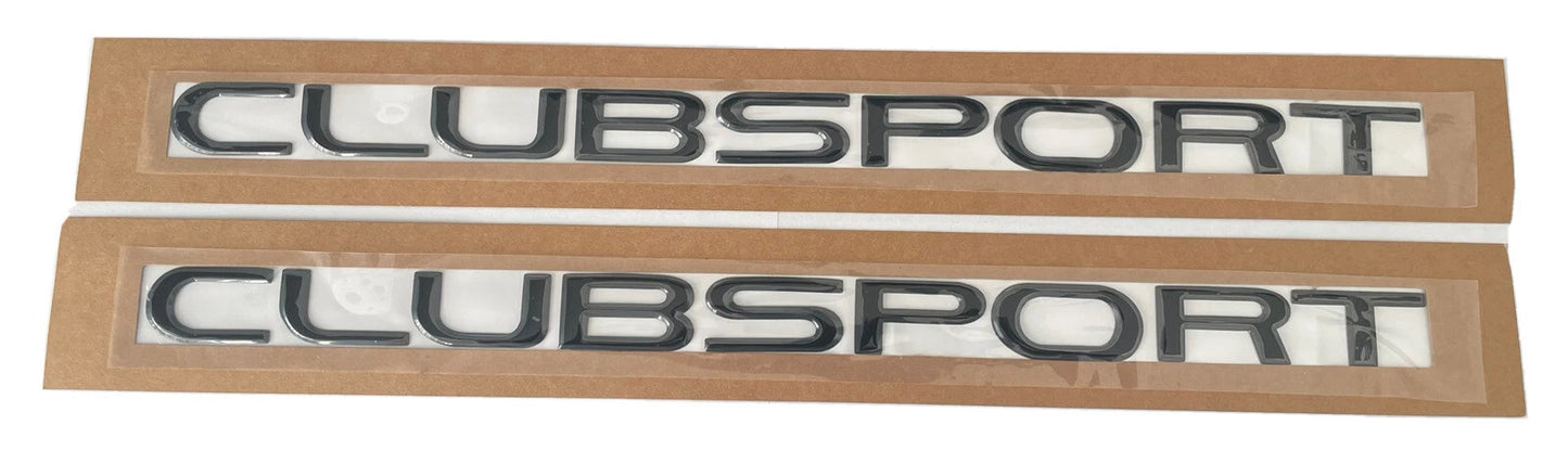 HSV VF VE Clubsport side skirt/boot Gloss Black badges for VE VF commodore X3