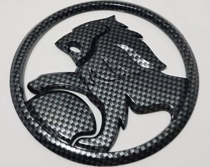 Holden Lion Badge 95mm Carbon Fibre Print  Edition For SS SSV SV6 VF…