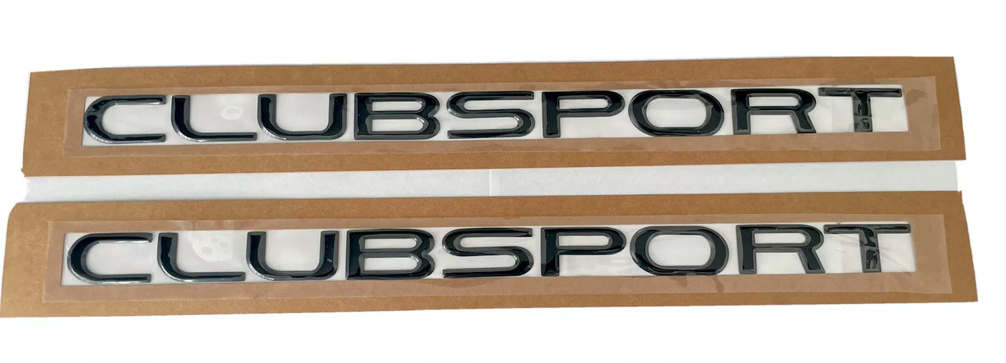HSV VF VE Clubsport side skirt/boot Gloss Black badges for VE VF commodore X3
