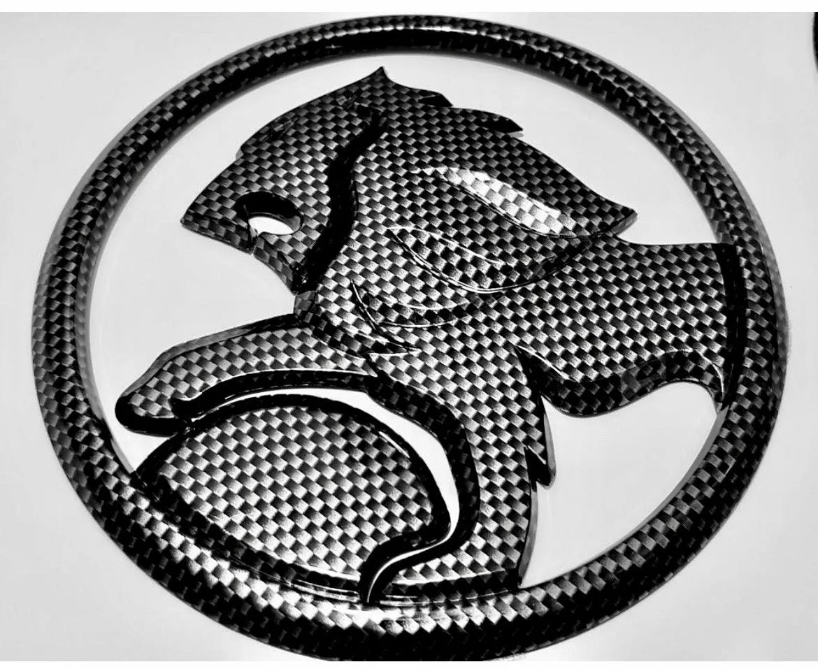 Holden Lion Badge 95mm Carbon Fibre Print  Edition For SS SSV SV6 VF…